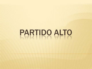 Partido alto