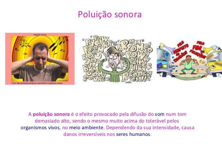 Avalie As Questões A Seguir Que Tratam Da Poluição Sonora
