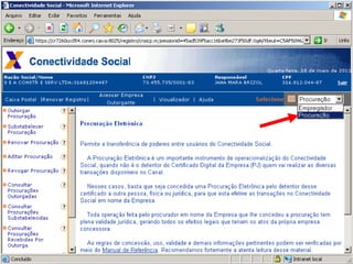 CERTIFICADOPJCNPJ/CEIEmpregadoCertificado PFCPFSITUAÇÃO 1Empresa outorgando aos seus empregados acesso ao FGTSEmpregadoCertificado PFCPFEmpregadoCertificado PFCPF