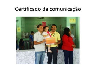 Certificado de comunicação
 