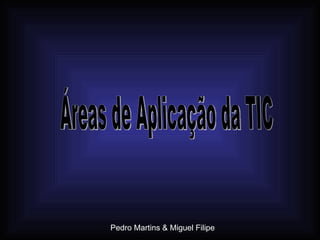 Áreas de Aplicação da TIC Pedro Martins & Miguel Filipe 