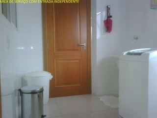 ÁREA DE SERVIÇO COM ENTRADA INDEPENDENTE