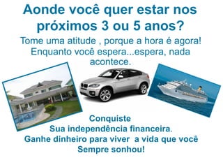 Apresentação daApresentação daApresentação da
Oportunidade deOportunidade deOportunidade de
NegóciosNegóciosNegócios
 
