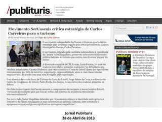 Jornal Publituris
28 de Abril de 2013
 