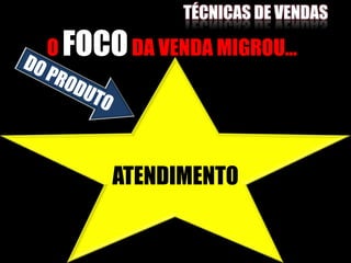 O FOCODA VENDA MIGROU...
ATENDIMENTO
 