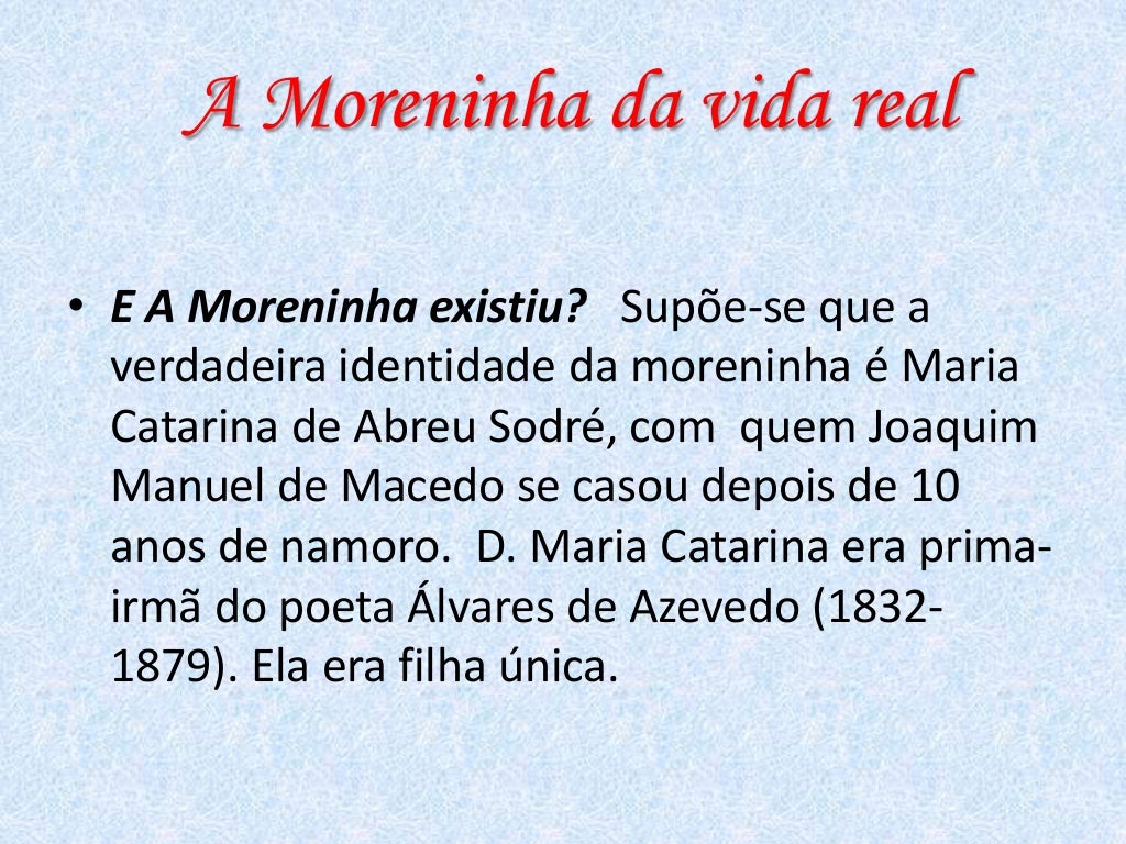 A Moreninha De Joaquim Manuel De Macedo Resumo