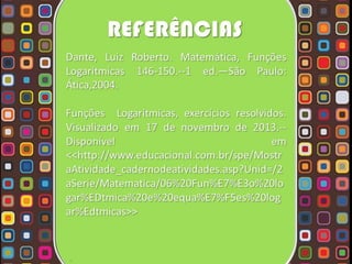 Função Logarítmica