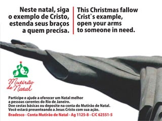 Mutirão de Natal no Corcovado