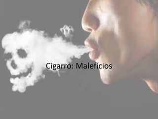Cigarro: Malefícios 
 