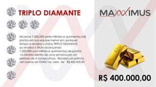 Nova Apresentação Maxxximus - Nova Logo