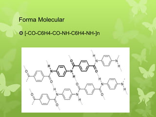 Forma Molecular 
 [-CO-C6H4-CO-NH-C6H4-NH-]n 
 