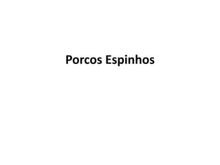 Porcos Espinhos
 