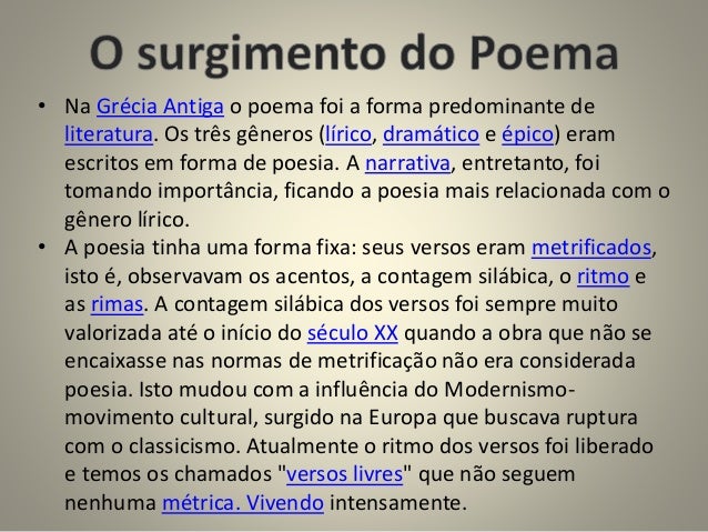 tudo sobre poemas