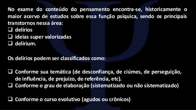 Exame do estado mental psiquiatria
