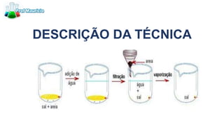 DESCRIÇÃO DA TÉCNICA
 
