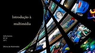 Introdução à multimédia
Introdução à
multimédia
Sofia Gomes
Nº 12
12º I
Oficina de Multimédia
 