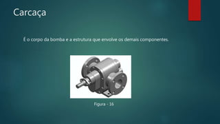 Carcaça
É o corpo da bomba e a estrutura que envolve os demais componentes.
Figura - 16
 