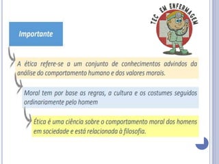 Aula 1 - HISTÓRIA, ÉTICA E LEGISLAÇÃO EM ENFERMAGEM