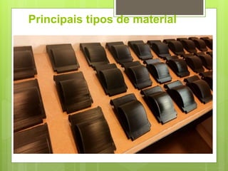 Principais tipos de material
 