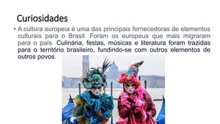 Apresentação sobre matrizes culturais do Brasil | PPTX