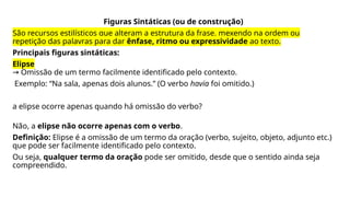 Apresentação1.pptx Figuras de sintaxe ou de construção | PPTX