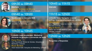 para torná-los
Conectar
os profissionais
do mundo
mais produtivos e
mais bem sucedidos
 