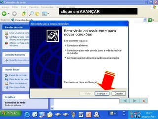 clique em AVANÇAR X 