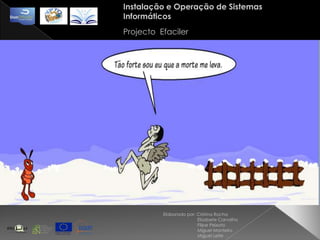 Instalação e Operação de Sistemas InformáticosProjecto  EfacilerElaborado por: Cristina Rocha                            Elisabete Carvalho                            Filipe Peixoto                            Miguel Monteiro                            Miguel Leite