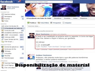 Disponibilização de material

 