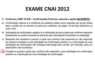 EXAME CNAI 2012
 