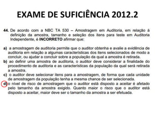 EXAME DE SUFICIÊNCIA 2012.2
 