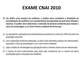 EXAME CNAI 2010
 