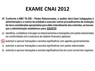 EXAME CNAI 2012
 