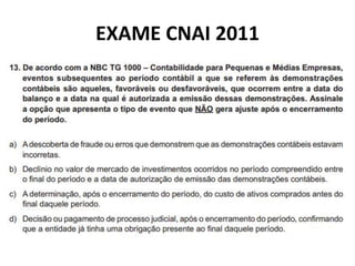 EXAME CNAI 2011
 