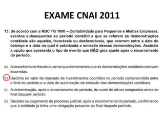 EXAME CNAI 2011
 