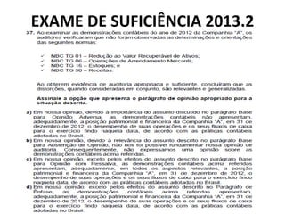 EXAME DE SUFICIÊNCIA 2013.2
 
