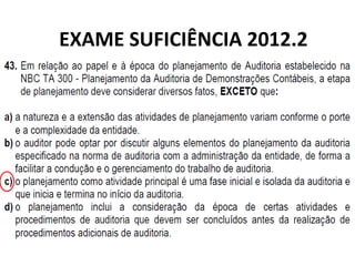 EXAME SUFICIÊNCIA 2012.2
 
