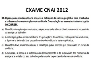 EXAME CNAI 2012
 