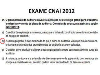 EXAME CNAI 2012
 