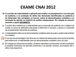 EXAME CNAI 2012
 