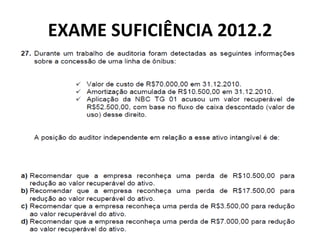 EXAME SUFICIÊNCIA 2012.2
 