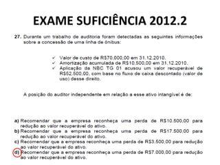 EXAME SUFICIÊNCIA 2012.2
 