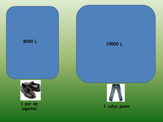 Muito além do consumo diretoÁgua de cada umConheça alguns conceitos relacionados ao temaÁgua virtual:Trata-se da quantidade de líquido utilizada na produção de determinado produto que não está diretamente embutida em seu preço. Assim, em uma caixa de suco de laranja, a água efetivamente vendida junto com a polpa não faz parte da água virtual. Nesse caso, a água virtual é aquela utilizada para limpar as laranjas, irrigá-las no pomar e demais processos necessários até que o produto chegue ao consumidor.Consumo de água per capita:É o cálculo do consumo de água por pessoa em determinado local (bairro, cidade, país). Segundo a ONU, esse consumo, que inclui o uso direto para beber, tomar banho, limpar casa e cozinhar deve ser de 80L por dia. Os brasileiros gastam, em média, 120L.Autor: Max Milliano Melo Correio Braziliense - 09/03/2011