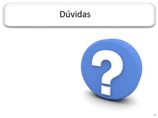 JORNADA TÉCNICA DA TI




                        Dúvidas




                                  46
 