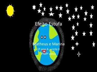 Efeito Estufa


Matheus e Marina
  1º ano A – ciclo II
     Profª Vânia
 