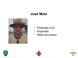 José Maia Protecção Civil Expansão Rádio Escutismo 
