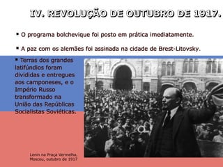 
.
Lenin na Praça Vermelha,
Moscou, outubro de 1917
 