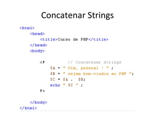Concatenar Strings 