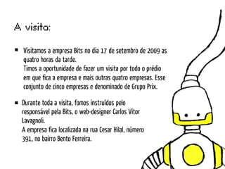 visita a uma empresa de web