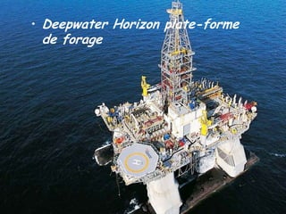 Deepwater Horizon plate-forme de forage